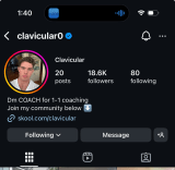 I came across this dude on instagram, he has 486 people paying him $49 a month for his looksmaxing patreon.   That’s 23k a month. Thats a lot.