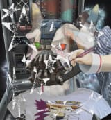 This is going to be a long thread about schizocollage, a kind of maximalist digital art that involves combining wildly different styles and references in a single image.
