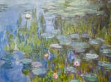 i just generated an image in the style of a Monet painting using AI  please describe, in as much detail as possible, what makes this inferior to a real Monet painting