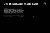The (Searchable) Whole Earth