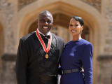 Actor Idris Elba knighted by King Charles at Windsor Castle | Entertainment | Al Jazeera