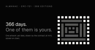 Almanac — Ethereum's diary as 366 onchain artworks