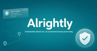 Alrightly — Scheduled check-ins for peace of mind