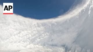 US Air Force video shows the eye of Hurricane Melissa