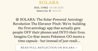 Journal Entry by Sol Su 🌞 - Solara