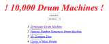 10k Drum Machines