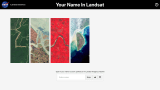 Your Name in Landsat 🛰️