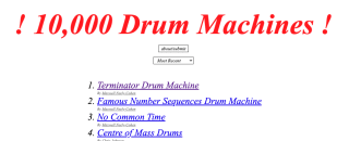 10k Drum Machines