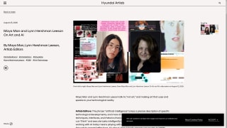 Maya Man and Lynn Hershman Leeson On Art and AI
