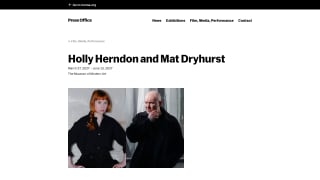 
		  Holly Herndon and Mat Dryhurst	
