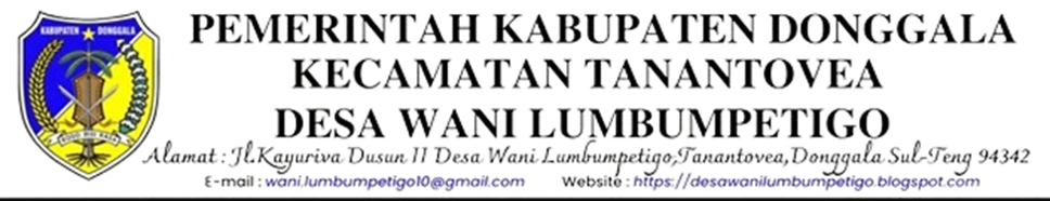 Kop Surat Desa Wani Lumbumpetigo