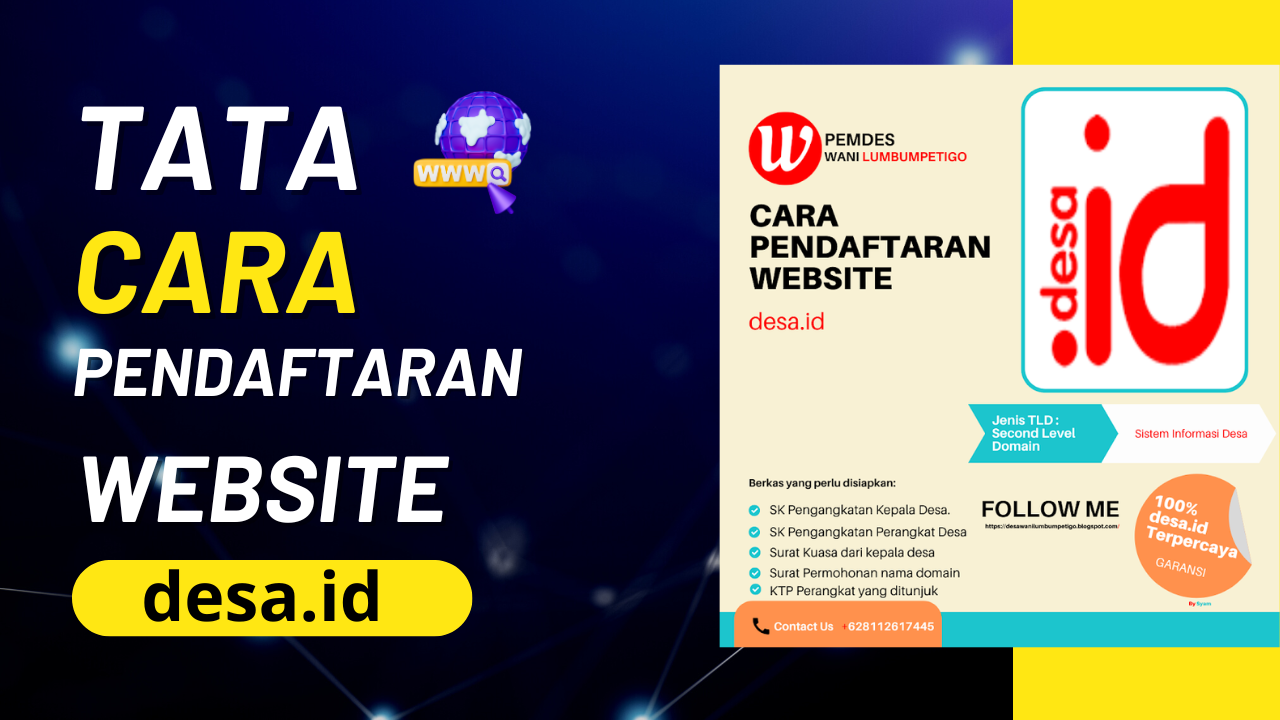 Ilustrasi Panduan Pendaftaran Website Domain Desa.id