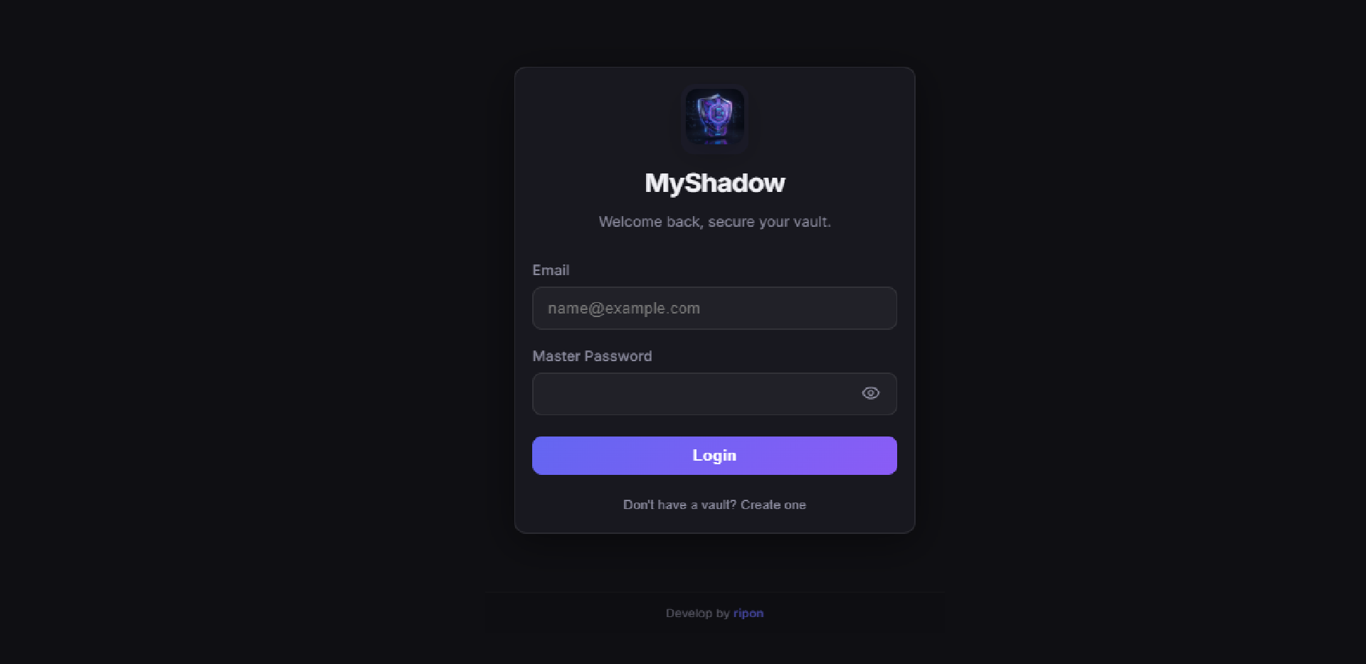 MyShadow – Secure Personal Data Manager