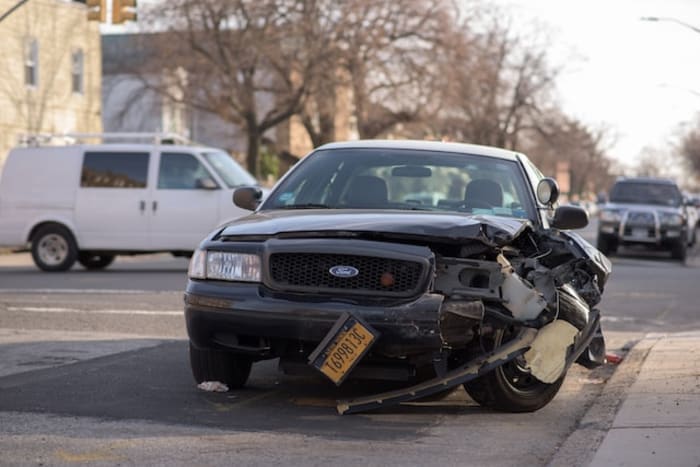 a car after accident