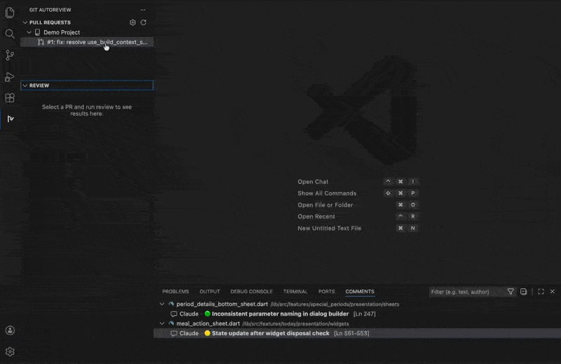 Git AutoReview Demo