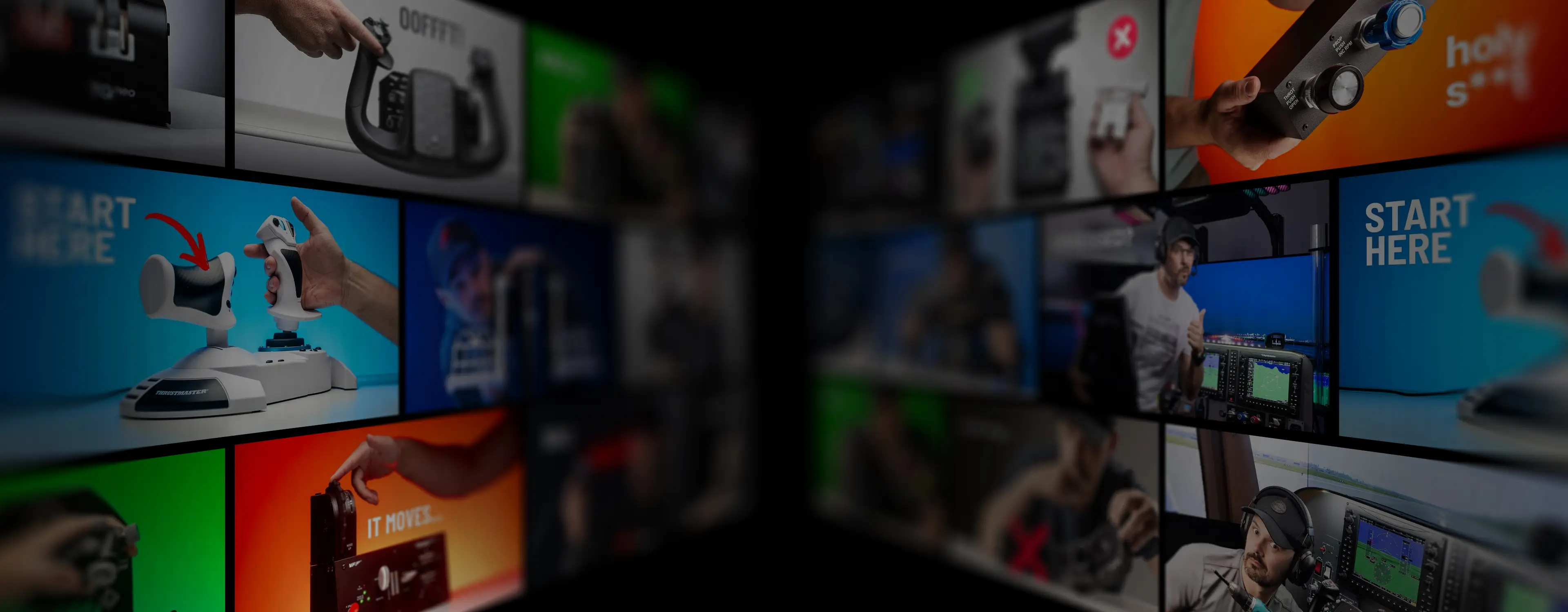 image show multiple youtube review video covers