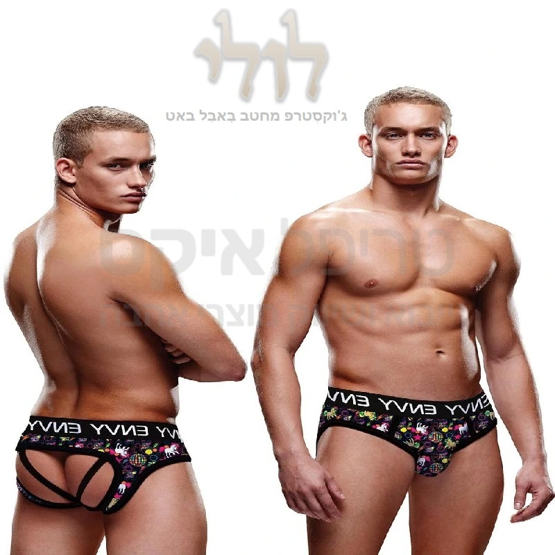 לולי - ג'ואקסטראפ מיאמי מקורי - עיצוב אמריקאי מתקדם! ליין חשפנים עשוי חומרים משובחים לשימוש לאורך זמן, גזרה מחטבת באבל באט לישבן מפתה, תחתונים עם פתח אחורי כולל רצועות אלסטיות להרמה.. גימור רחב ונוח למניעת "חיתוך עור" או צביטה.. מיובא מארה"ב.