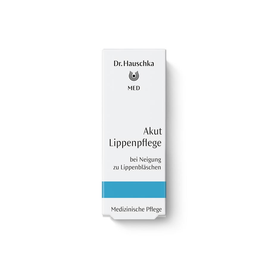 A cream to combat cold sores: Soothing Lip Care Dr. Hauschka MED