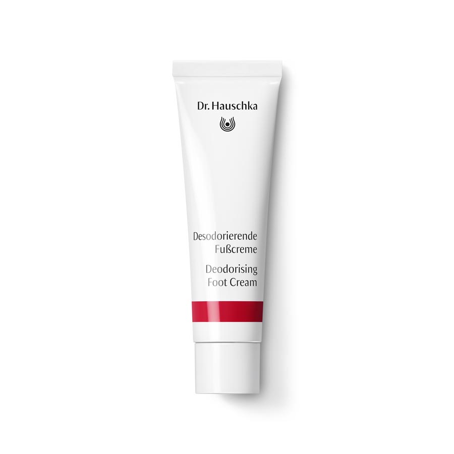 Dr. Hauschka Deodoriserende fotkrem: demper lukt og overdreven svette Dr. Hauschka Deodoriserende fotkrem – et svettehemmende middel for føttene, uten aluminiumsalter