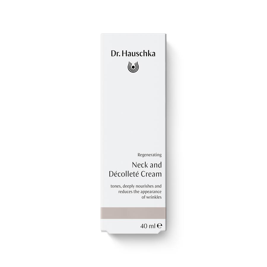 Dr. Hauschka Regenererende nakke- og dekolletékrem: Strammer opp, jevner ut og gir tonus til moden hud Dr. Hauschka regenererende nakke- og dekolletékrem