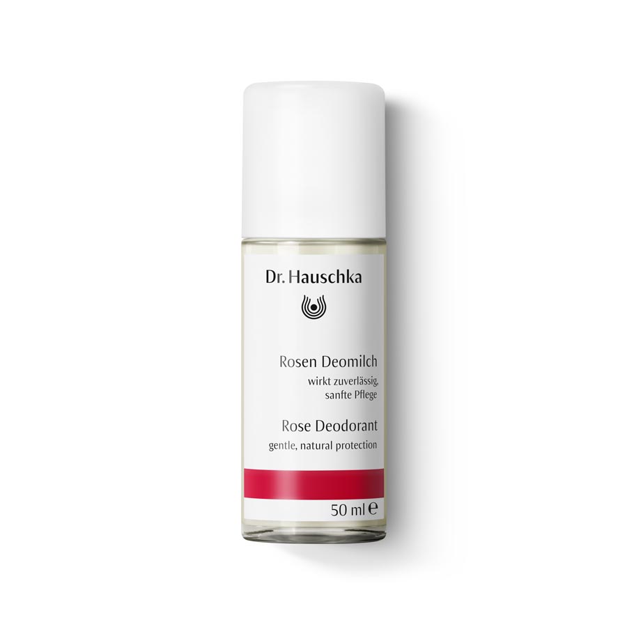 Dr. Hauschka Ružin dezodorans Prirodno formulirani dezodorans bez aluminija u rol-on formatu Roll-on dezodorans bez aluminija - Dr. Hauschka Rose Deodorant
