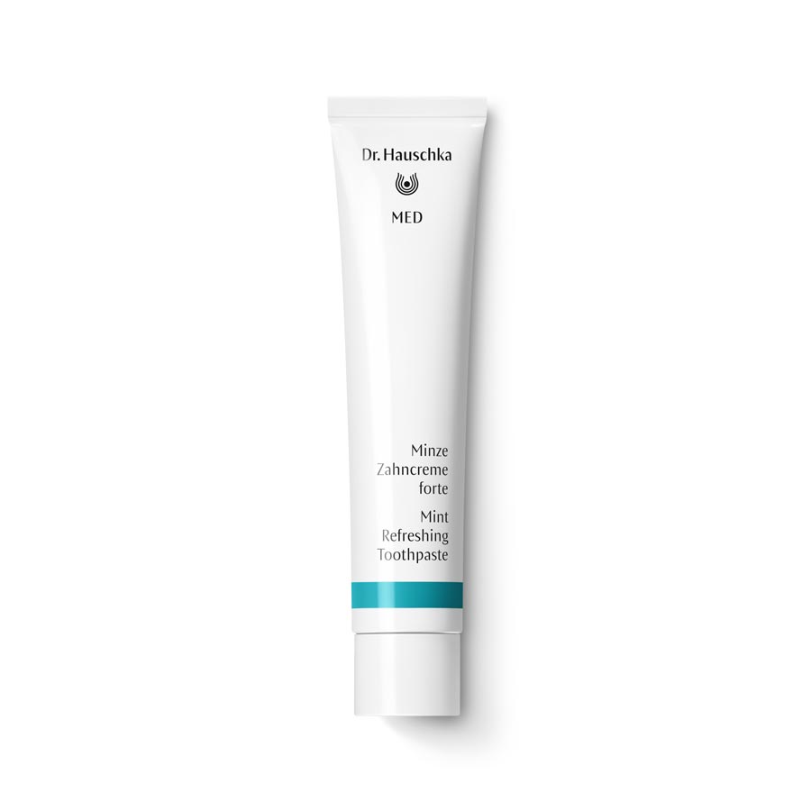 Natural dental care from Dr. Hauschka MED: Mint Refreshing Toothpaste Natural dental care from Dr. Hauschka MED: Mint Refreshing Toothpaste