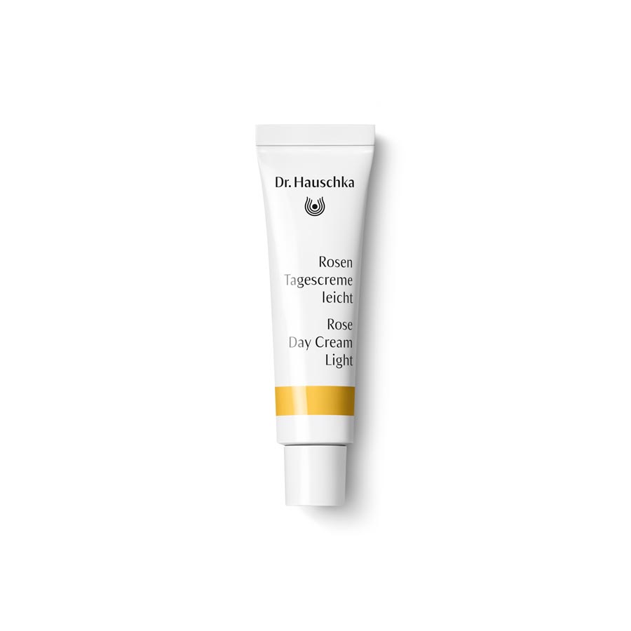 Dr. Hauschka Rose Day Cream Light 5 ml sample size face cream with rose