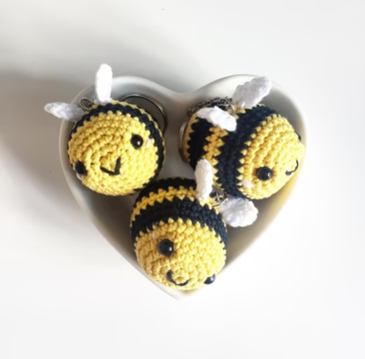 Bumble Bee Keyring