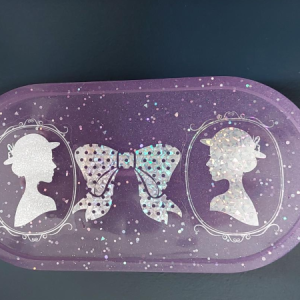 Purple Resin Tray