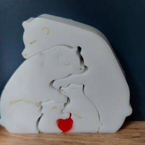 Pola Bear With Heart