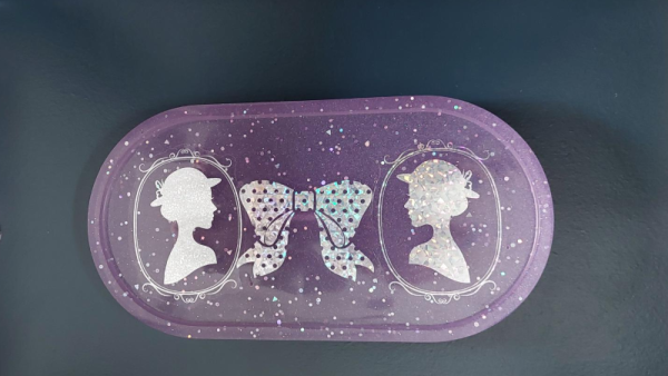 Purple Resin Tray