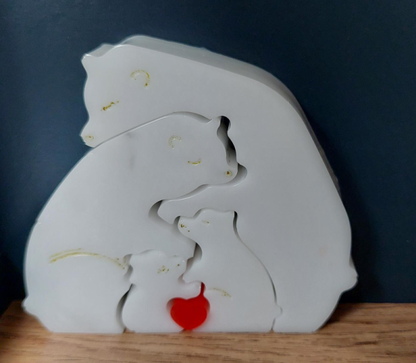 Pola Bear With Heart