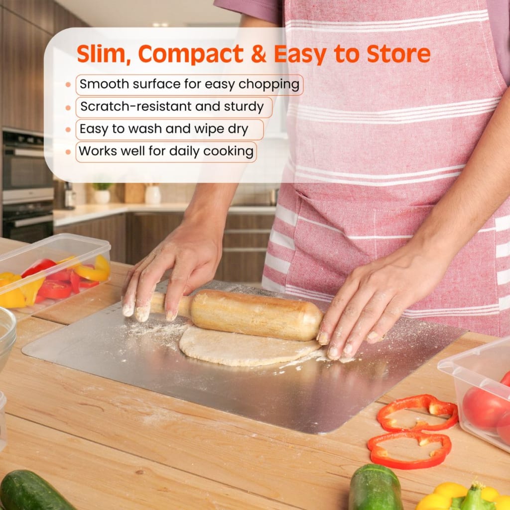 GADZETREE Stainless Steel Chopping Board