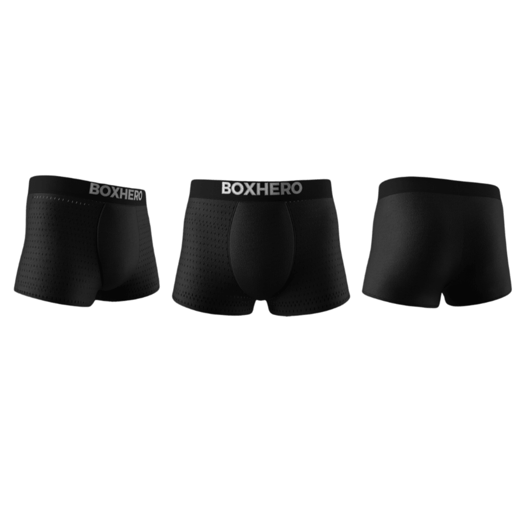 Tre svarta boxershorts från BoxBro