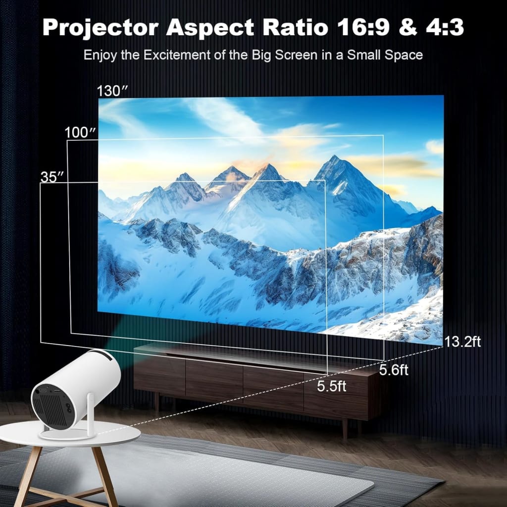 Projector Aspect Ratio 16:9 & 4:3
