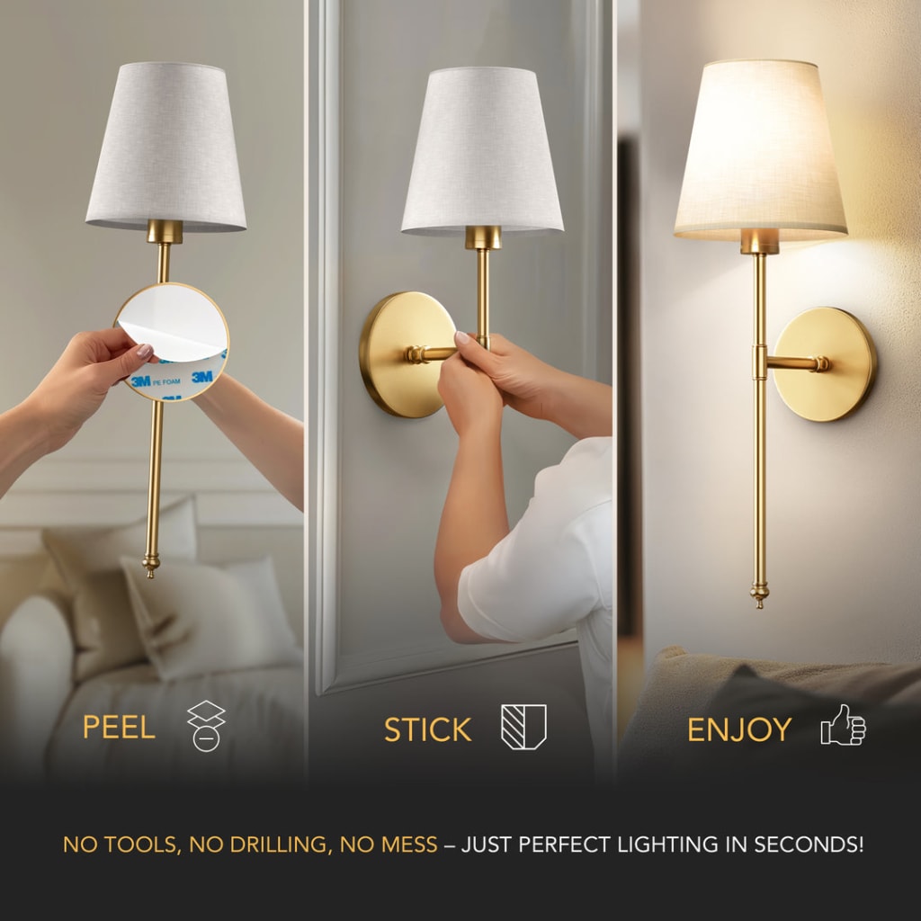 Wall sconces detail