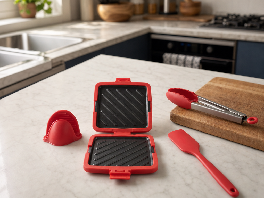 Get a golden toastie in 3 minutes, no sandwich maker needed*