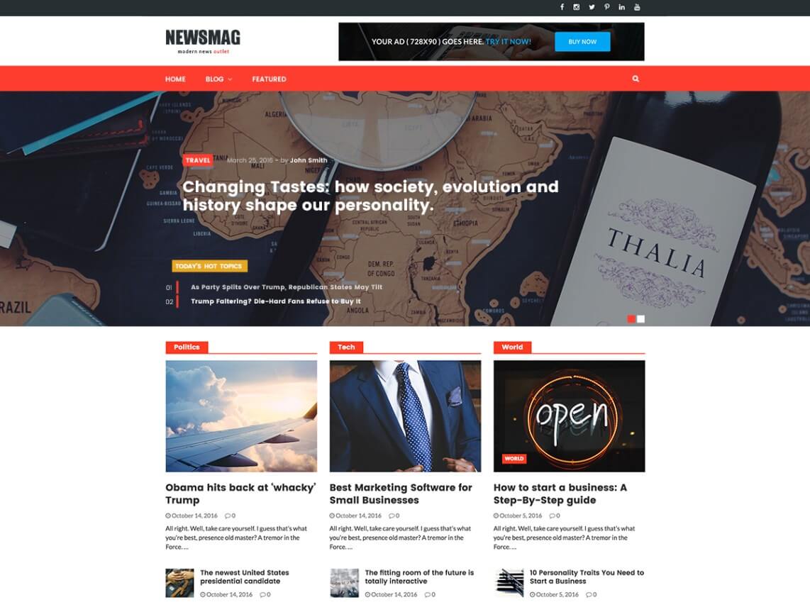 Kumpulan Template blog yang keren dan SEO Friendly