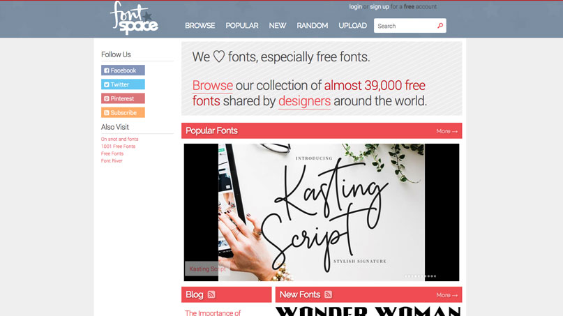 List Website Untuk Download Font Gratis