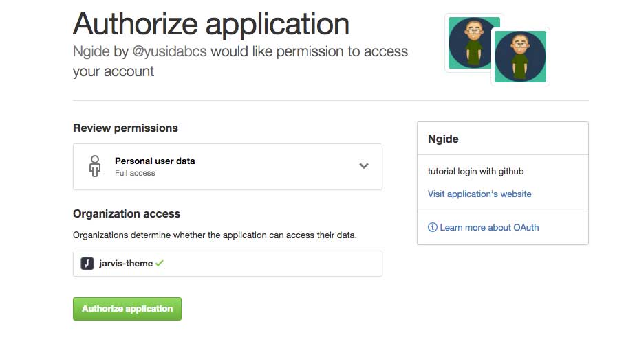 Authorized applications. Authorize application.