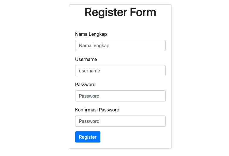 Cara Membuat Form Registrasi Dengan Php 0978