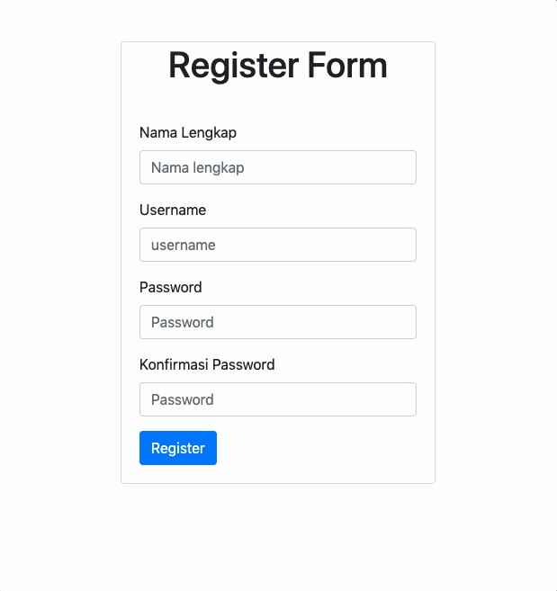 Membuat Form Login Register Dan Input Data Beserta Tabel Menggunakan Hot Sex Picture 3253