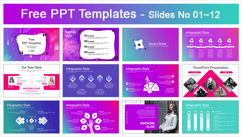 Template ppt Aestetic dan Keren