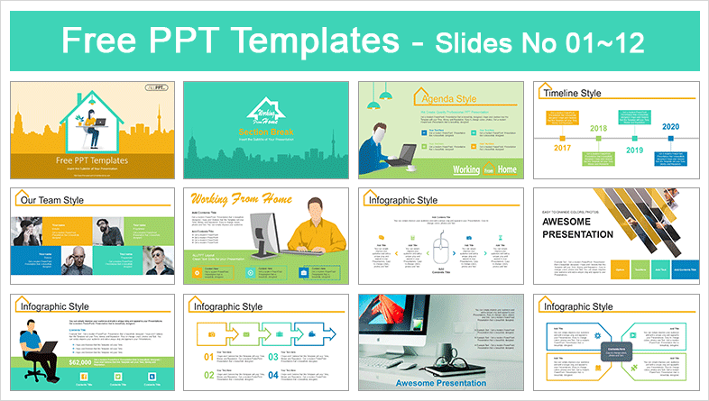 Template ppt Aestetic dan Keren