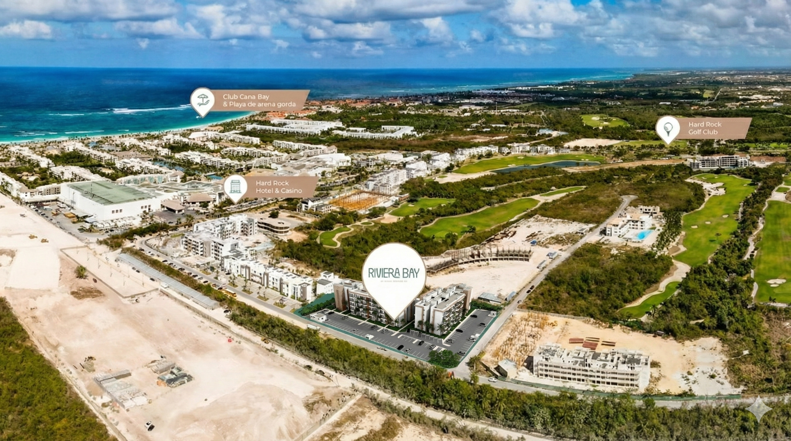 Mapa de Ubicación Cana Bay