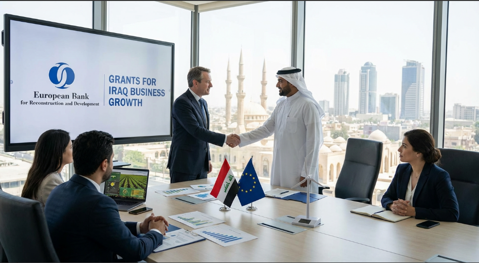 Grants from the European Bank for Reconstruction and Development to support and develop your business in Iraq