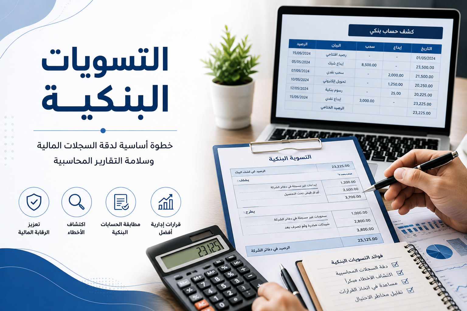 لماذا تعتبر التسويات البنكية ضرورية لكل شركة؟