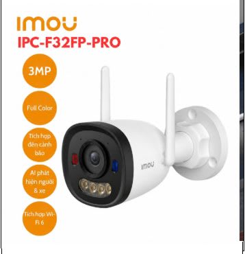 Camera Wifi ngoài trời Full color 3MP IMOU IPC-F32FP-PRO