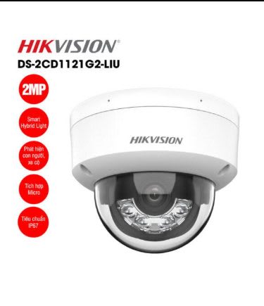 Camera IP 2MP bán cầu HIKVISION DS-2CD1121G2-L-IU