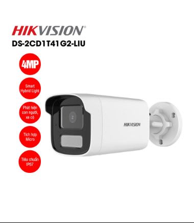 Camera IP 4MP thân trụ HIKVISION DS-2CD1T41G2-L-IU